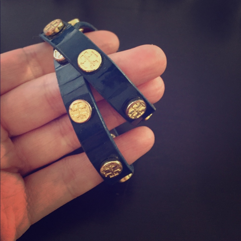 Tory Bruch Double Wrap Logo Bracelet