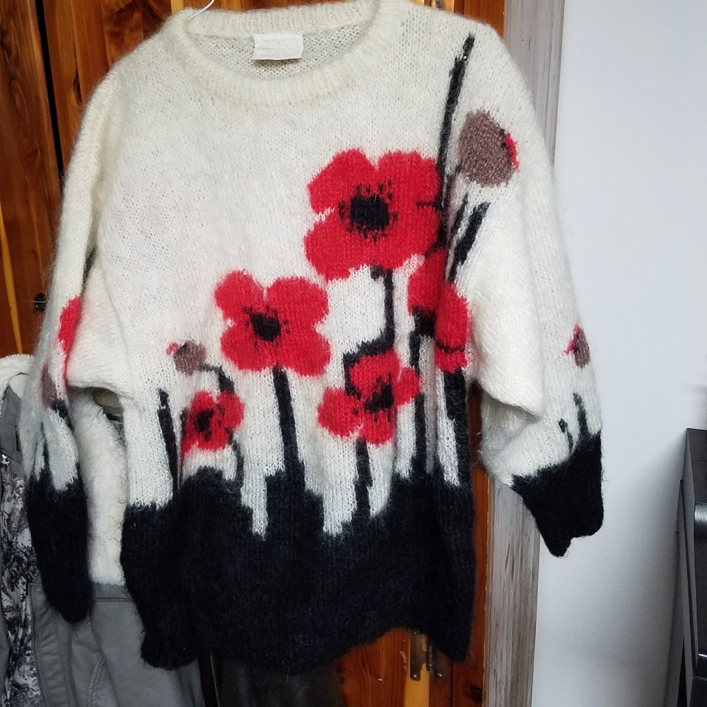 Hand Knit in England - Wool Sweater
