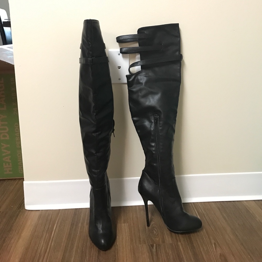 High knee boots