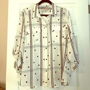 Loft Button Down Blouse