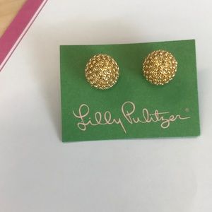 NEW Lilly Pulitzer Gold stud earrings! NEW Lilly Pulitzer Gold stud earrings!