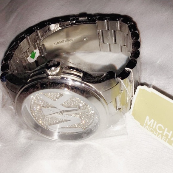 Michael Kors Silver Crystalized Watch main image 4