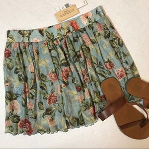 NWT Ralph Lauren floral skirt size Medium