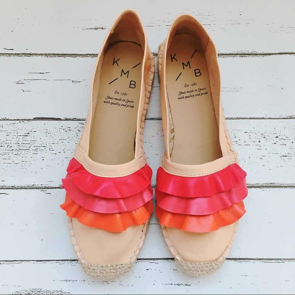 SOLD! Anthropologie  ruffle espadrilles flats - Picture 2 of 6