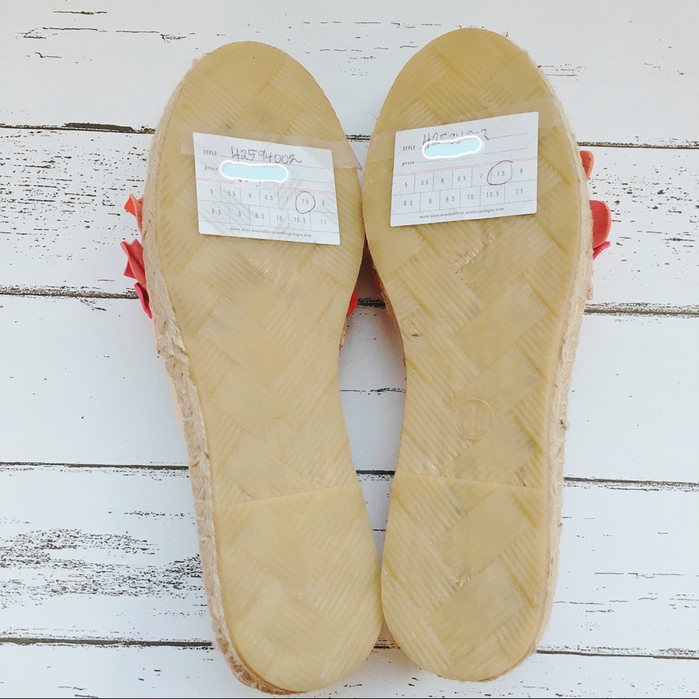 SOLD! Anthropologie  ruffle espadrilles flats - Picture 6 of 6