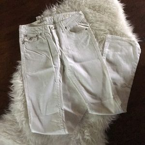 NWT LA Idol white denim jeans