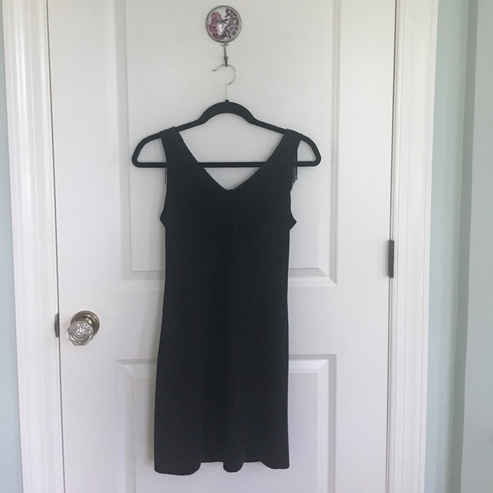 Black cocktail dress