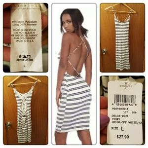 Black & White Striped Dress