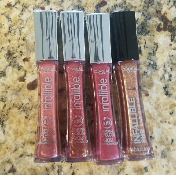 Loreal Infallible lipgloss bundle - Picture 1 of 6