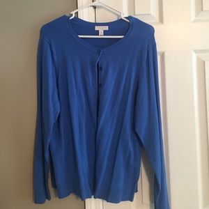 Blue sweater/cardigan
