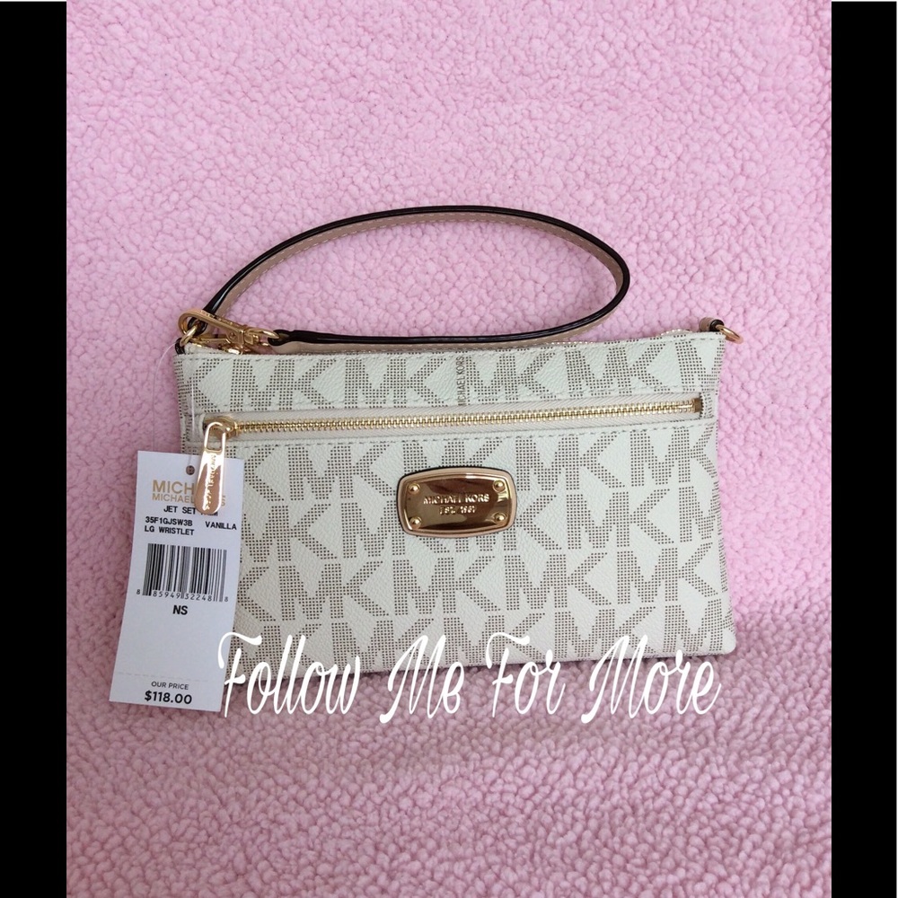Michael Kors Classic Vanilla Clutch