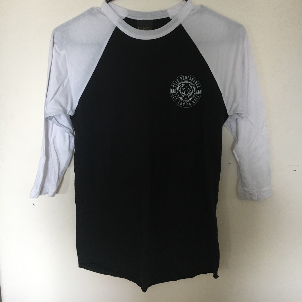 OBEY baseball tee