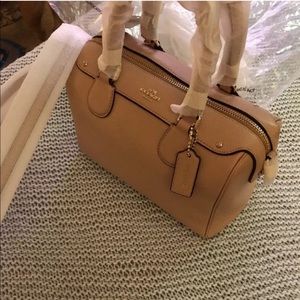 NWT  Authentic COACH purse, satchel, beach wood