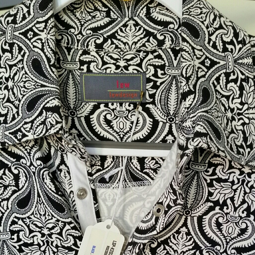 Lew LewDesign beach paisley shirt.
