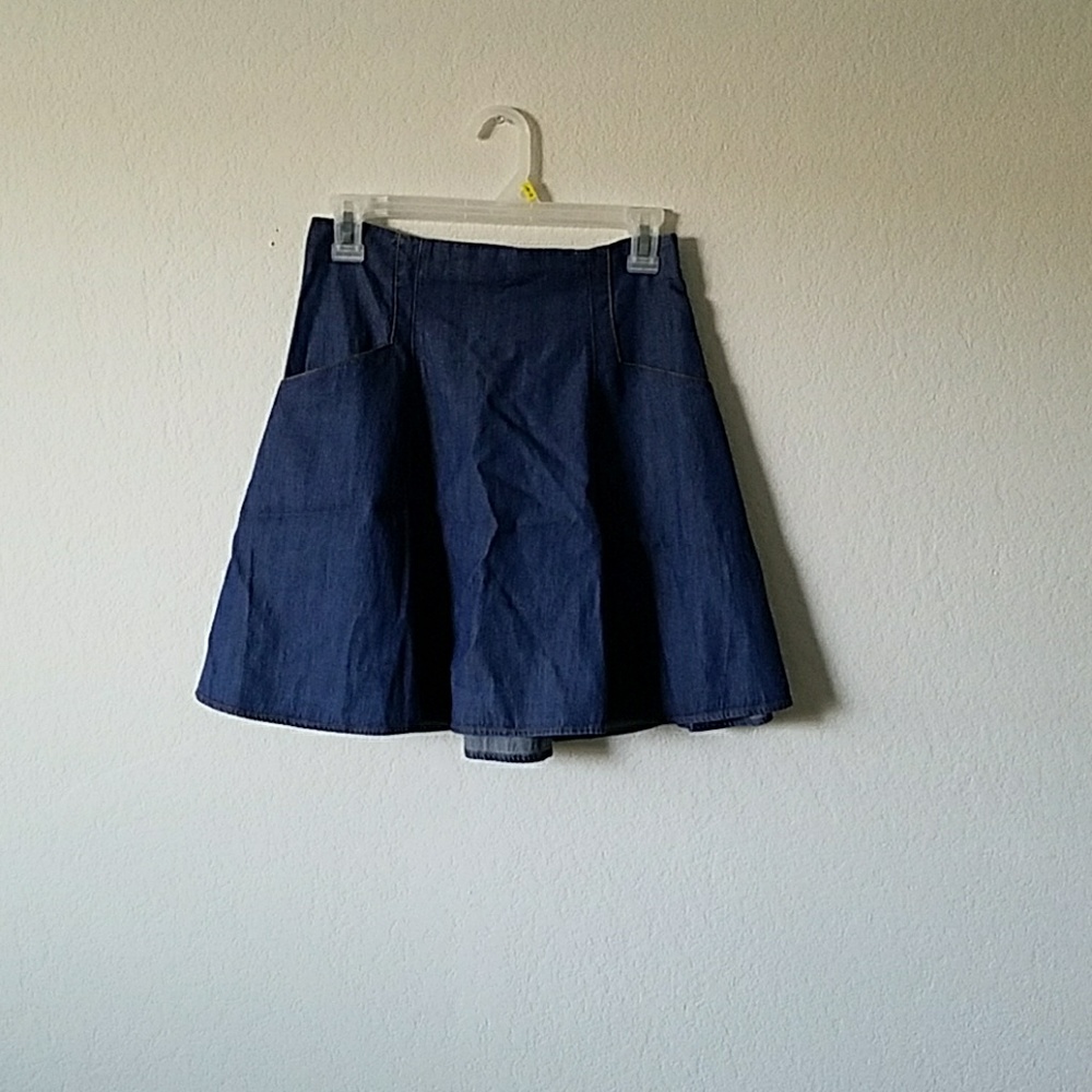 Urban outfitters denim skirt with pockets
