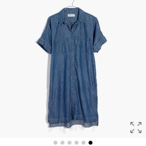 Madewell denim drop-hem shirtdress