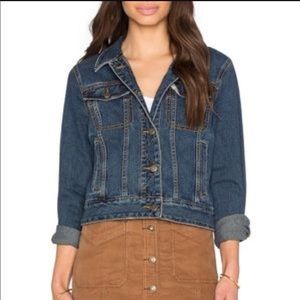 Free people navy denim jacket