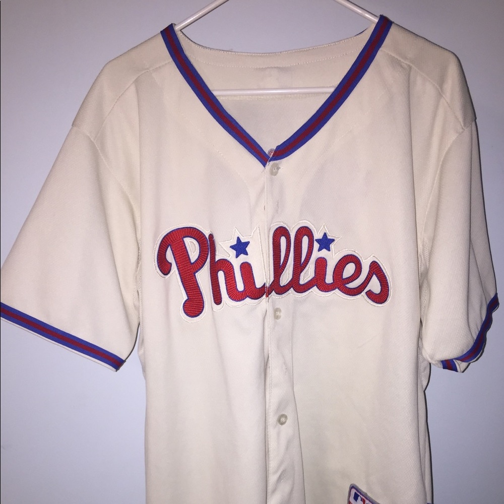 Ryan Howard Phillis baseball jersey!! WORN 3 TIMES