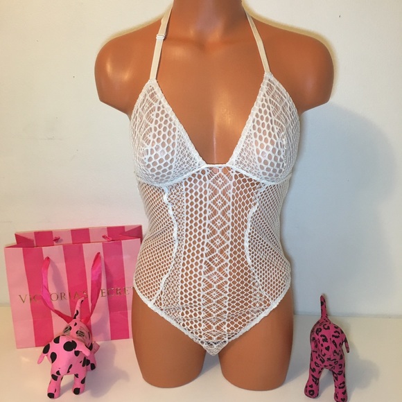 🚫SOLD🚫NEW VS FISHNET TEDDY BODYSUIT - Picture 2 of 7