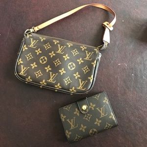 Louis Vuitton purse and wallet