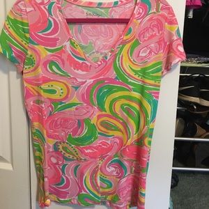 EUC lilly pulitzer Michele tee