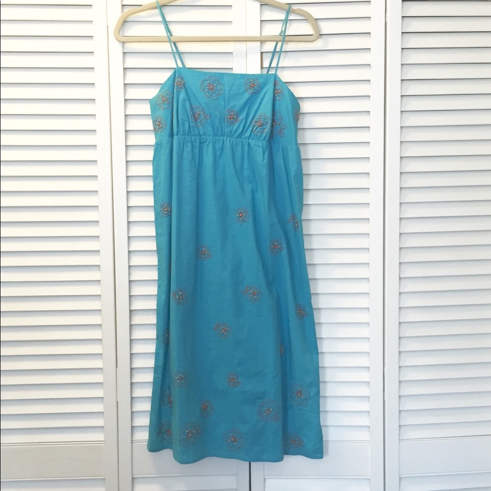 ☀️Clearout VS Sea Blue Beaded Dress/Beach Cover Up