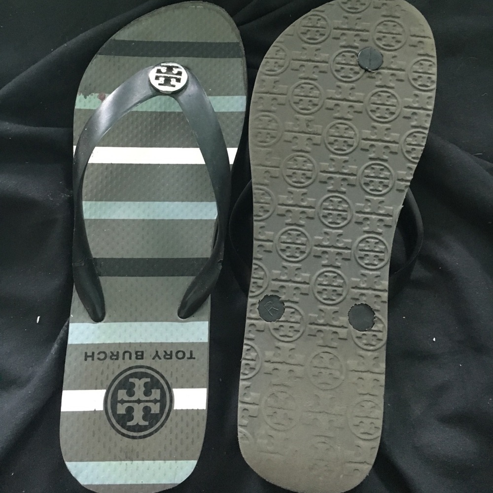 Tory Burch flip-flops.