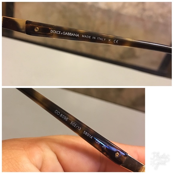 100% Authentic DOLCE&GABBANA Sunglasses