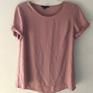 mauve blouse