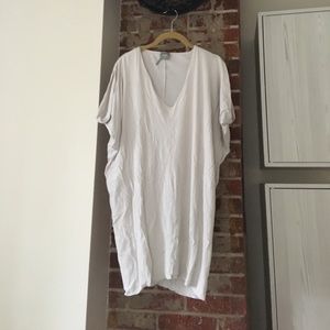 Bobi soft grey jersey batwing dress