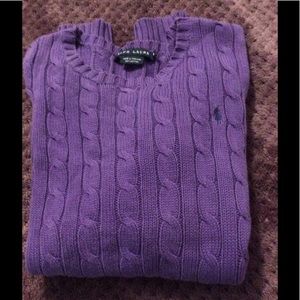 Ladies polo sweater