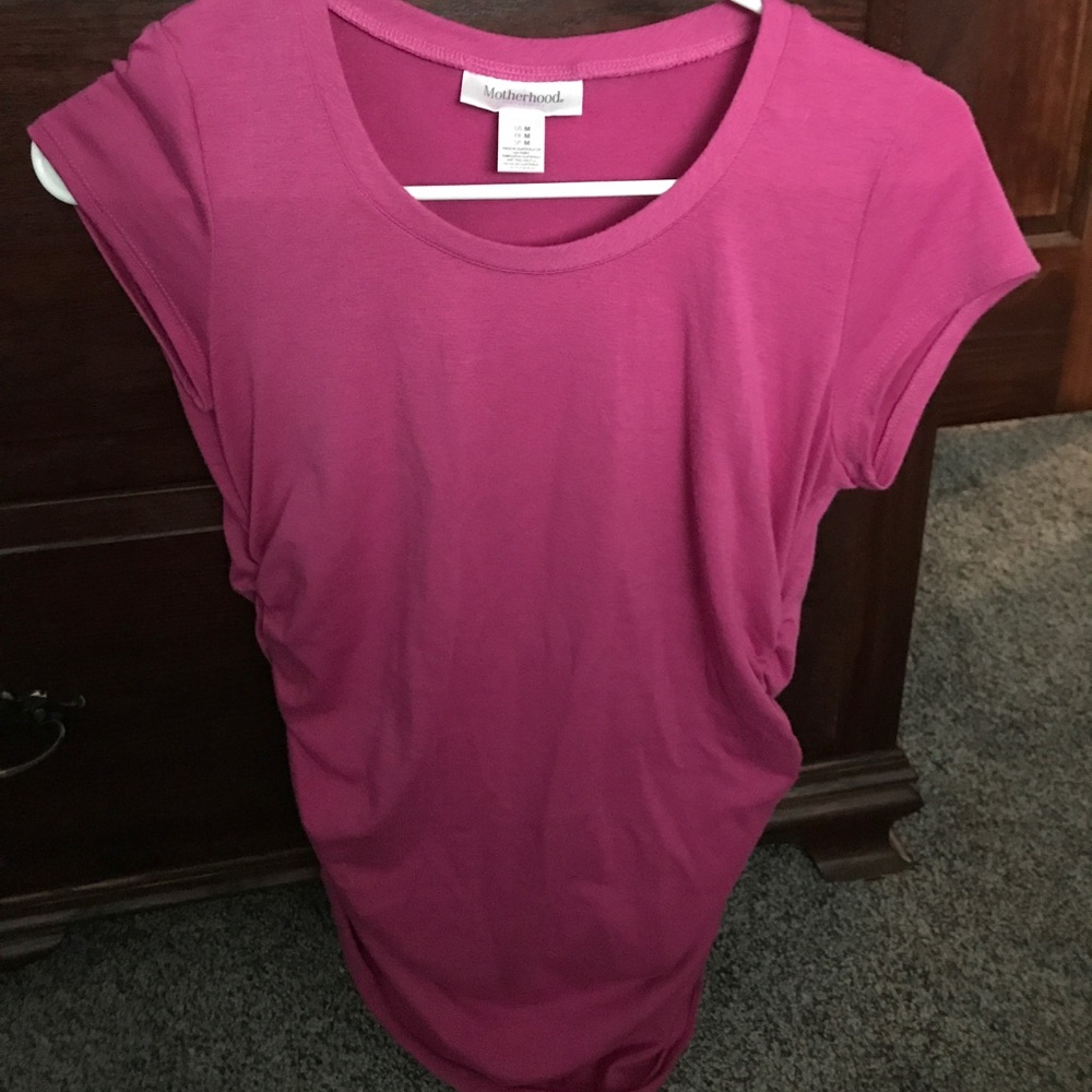 motherhood brand pink shirt