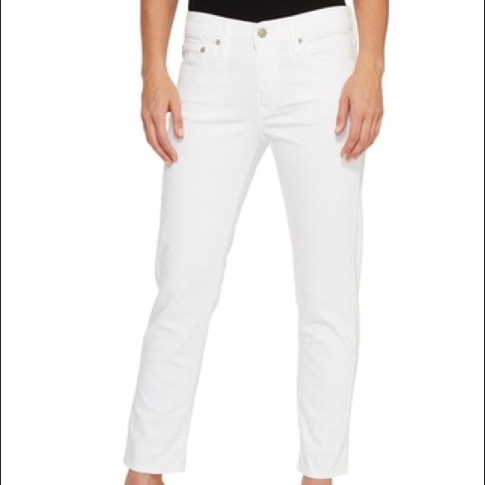 AG Adriano Goldschmied The Charlotte white jeans