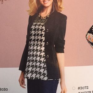Cabi Broken Check Top