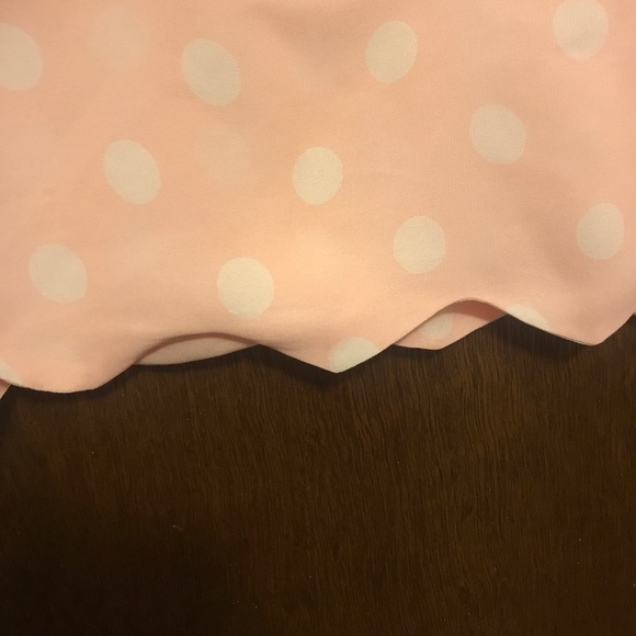 L.A. Hearts Polka Dot Scalloped Crop Top - Picture 3 of 3