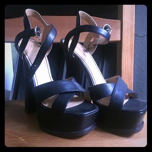 Nine West Wedges 5.5 size #ninewest #wornonce