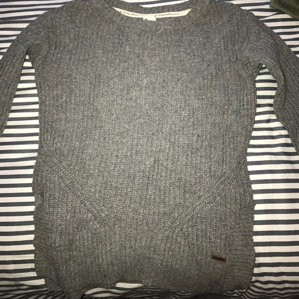 Gray sweater