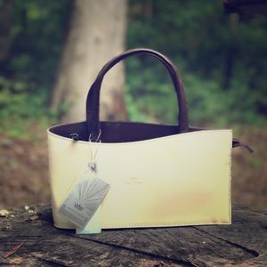 Small Italian leather handbag