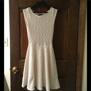 Cream, knit dress