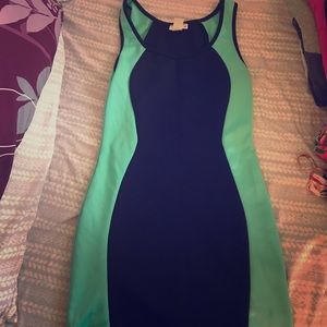 Color blocking bodycon Dress