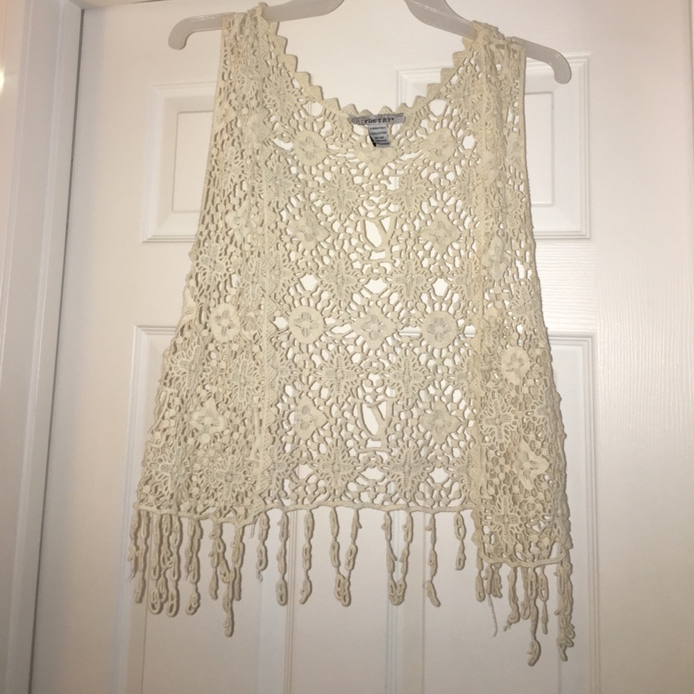 Crocheted cover up