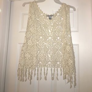 Crocheted cover up