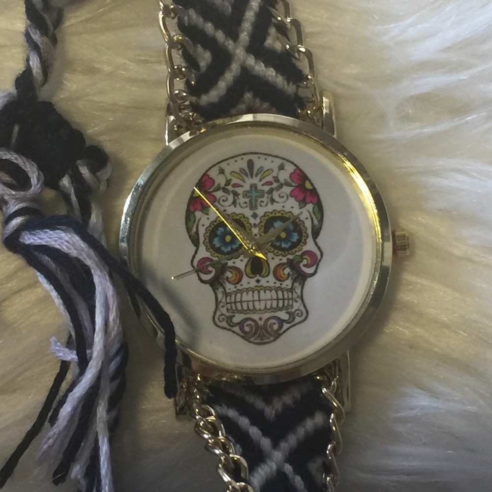 Bohemian Sugar Skull Watch - Picture 2 of 3