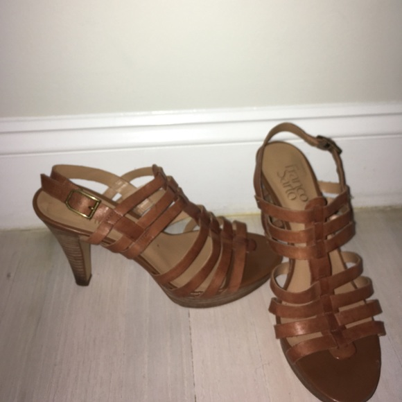 Franco Sarto Strappy Sandal Heels - Picture 1 of 3