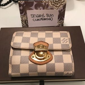 Louis Vuitton Damier Azur Joey Wallet-💯Authentic