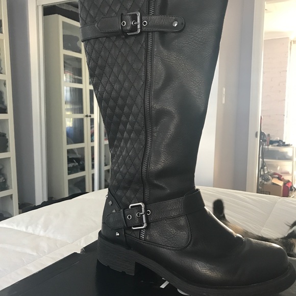 torrid Shoes - Black biker boots