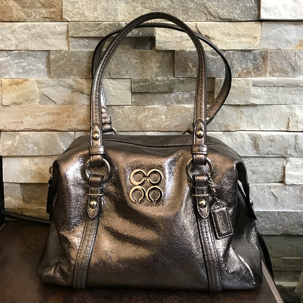 Coach Pop Art Silver Handbag