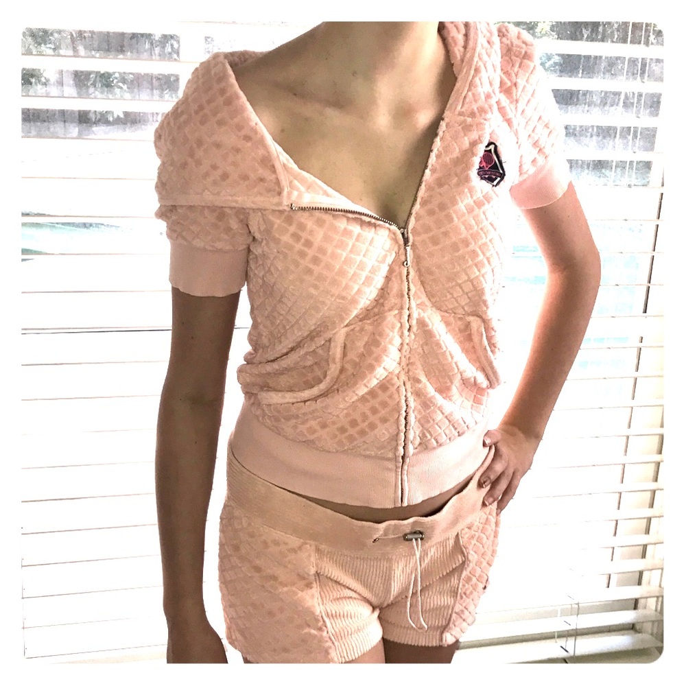 Juicy Couture  Terry Cloth  Track Suit  Pink  Sz M