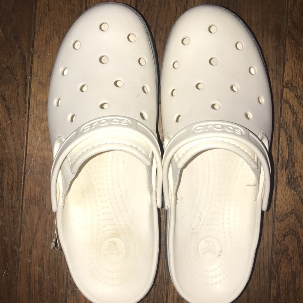 White Crocs
