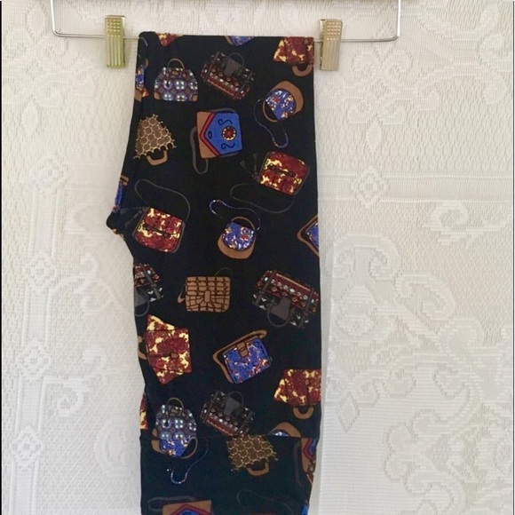 LuLaRoe Pants - 👛👛👛 LulaRoe Vintage Purse OS Leggings